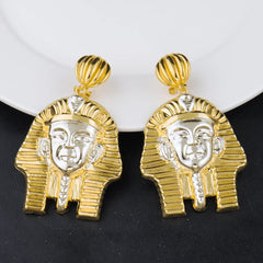 Gold and Silver Color Large Jewelry Set for Women Human Design Earrings Necklace Dubai African Bracelet Ring Weddding Bridal Gif
