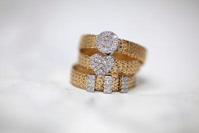 Gold Bangle Bracelet Set