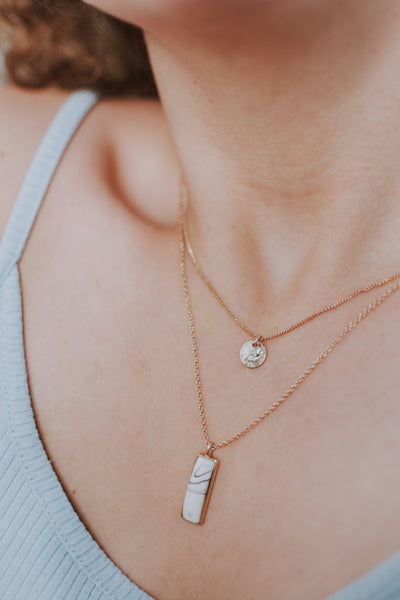 Layered Gold Chain Necklace Set